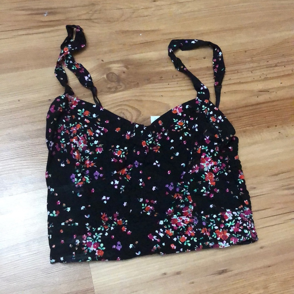 Floral crop top